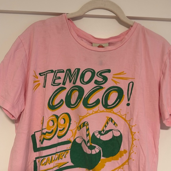 Farm Rio Pink T-Shirt - Picture 2 of 2